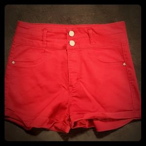 High waisted shorts